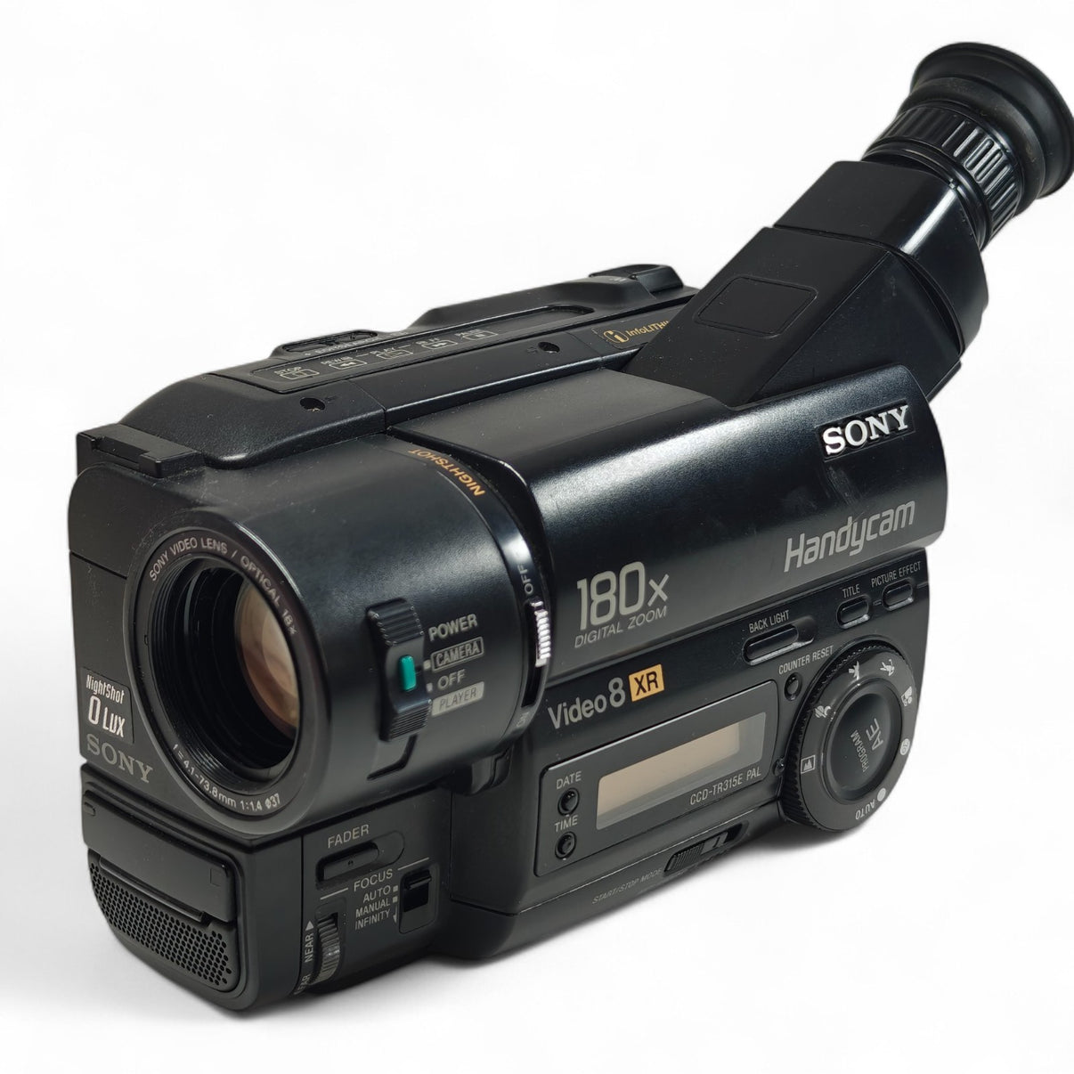 Sony Handycam CCD-TR315E Camcorder NightShot Video8 Tape Camera Bundle - Native Sole Cameras