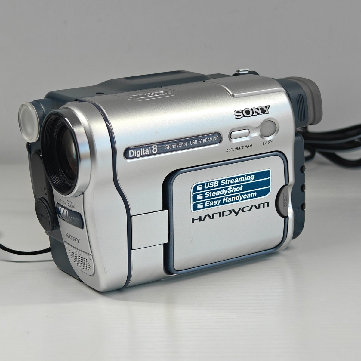 Sony Handycam DCR-TRV255E Digital8 Camcorder 20x Zoom Night Vision with Charger - Native Sole Cameras