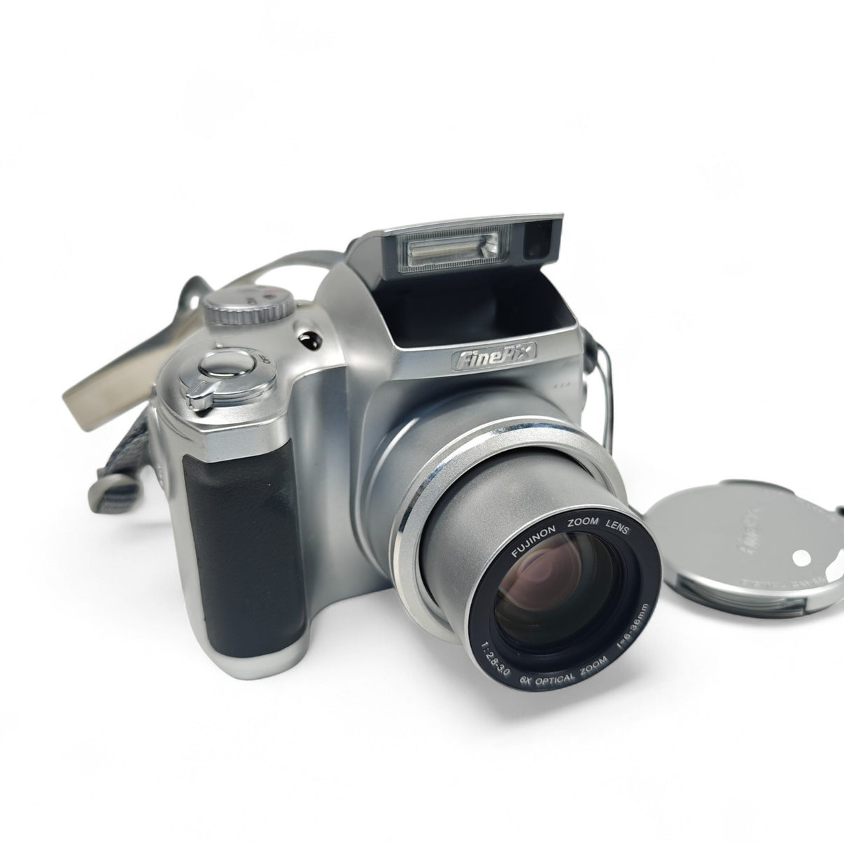 Fujifilm FinePix S3000 3MP Digital Camera Silver 6x Zoom Retro Digicam - Native Sole Cameras