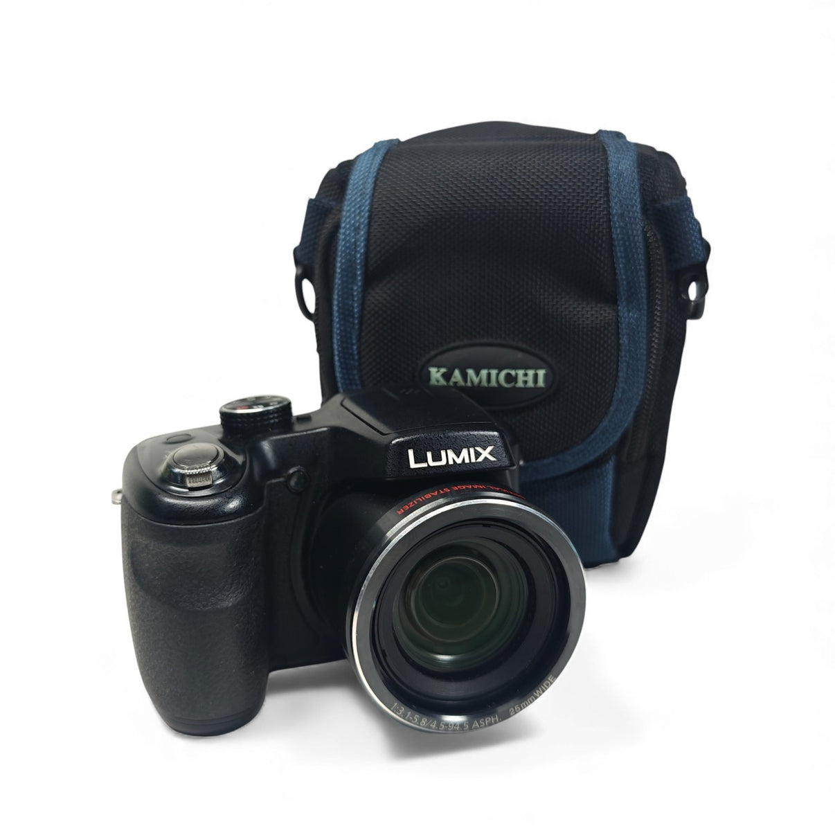 Panasonic LUMIX DMC-LZ20 16.1MP 21x Zoom Digital Bridge Camera + Case - Native Sole Cameras