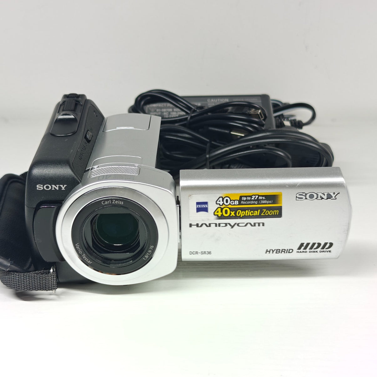Sony Handycam DCR-SR36E Camcorder Silver 40GB HDD 40x Zoom NightShot + Charger - Native Sole Cameras