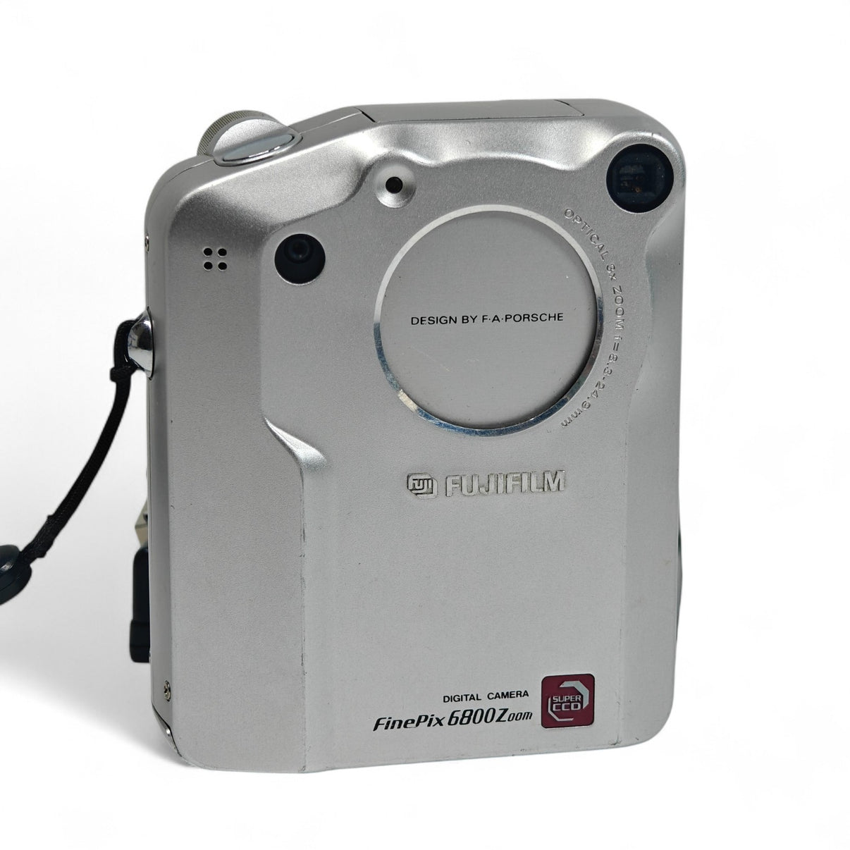 Fujifilm FinePix 6800 Zoom Digital Camera Silver 3.1MP Porsche Design + Charger - Native Sole Cameras