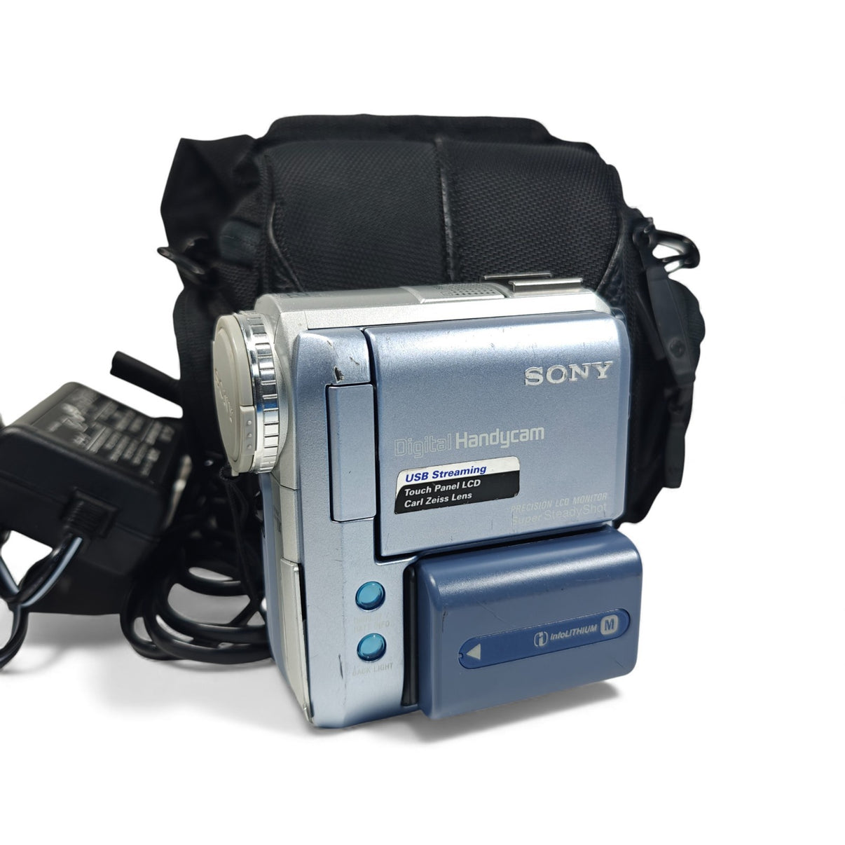 Sony Handycam DCR-PC103E Camcorder MiniDV Tape NightShot 120x Video Cam Bundle - Native Sole Cameras