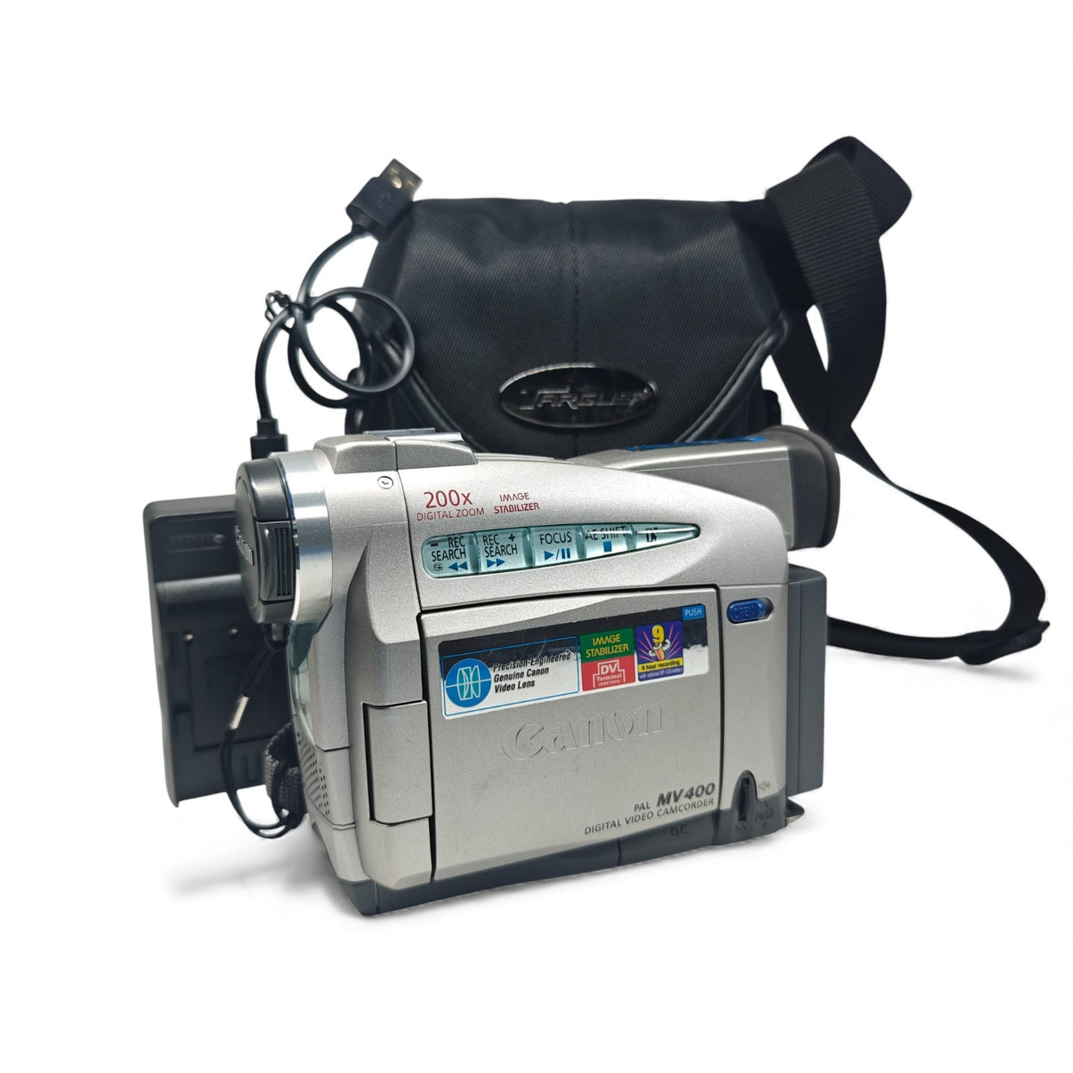 Canon MV400 Camcorder MiniDV Tape 200x Zoom PAL Video Camera with Charger + Bag - Native Sole Cameras