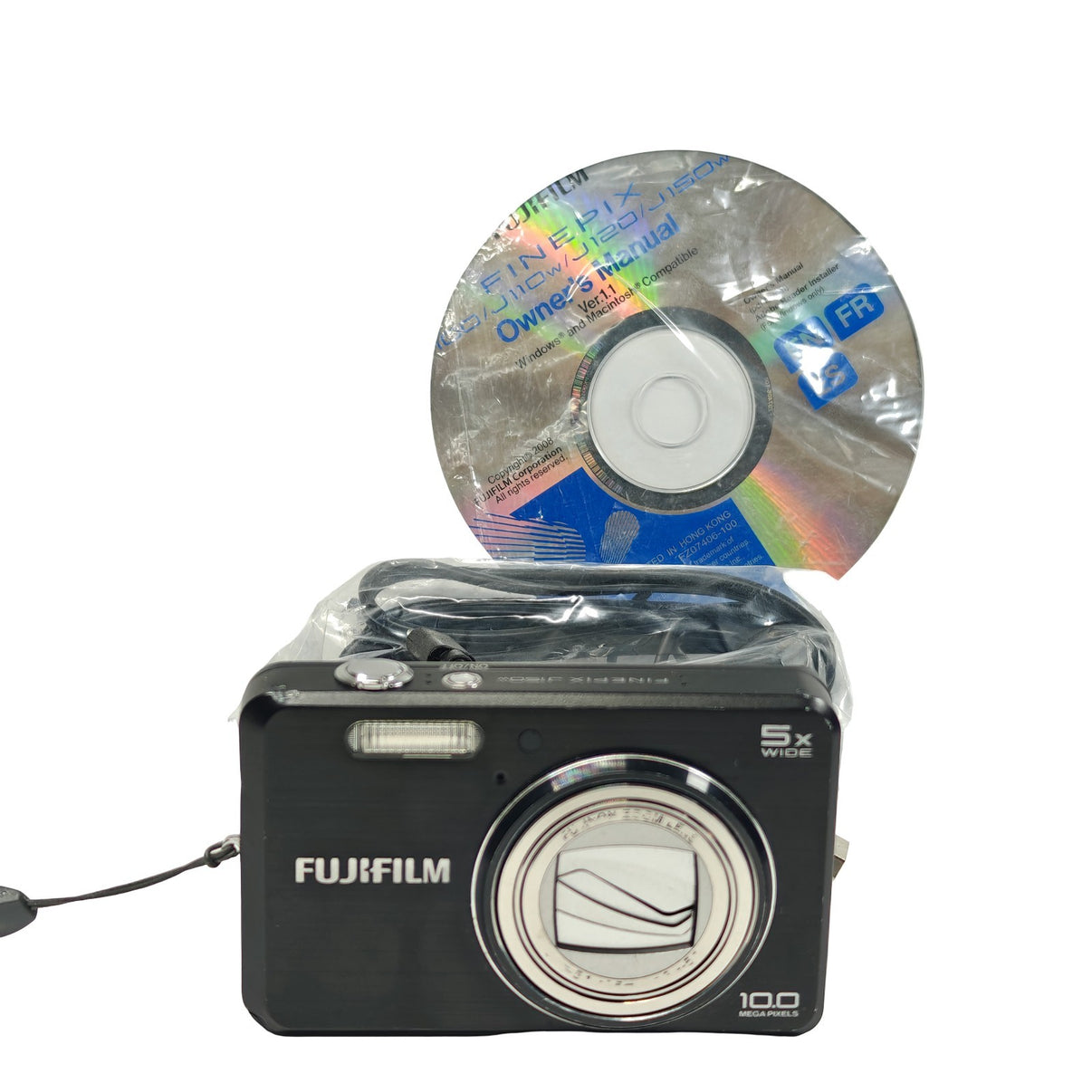 Fujifilm FinePix J150w 10MP Black Digital Camera 5x Zoom + Charger + Accessories - Native Sole Cameras