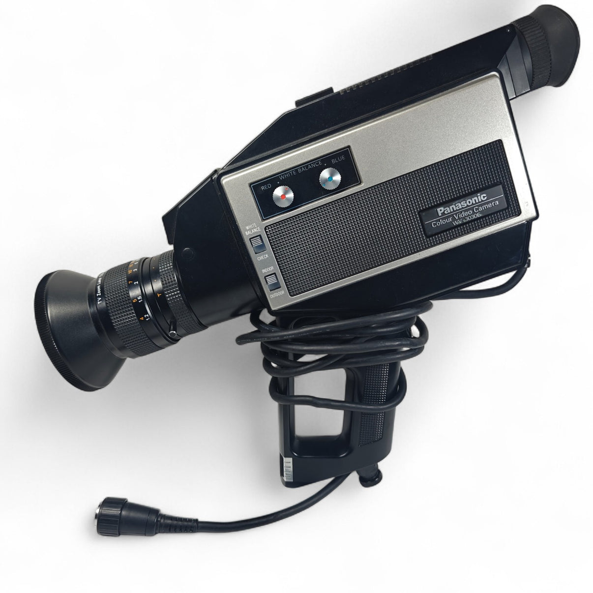 Panasonic WV-3030E Vintage Portable Colour Video Camera - Untested - Native Sole Cameras