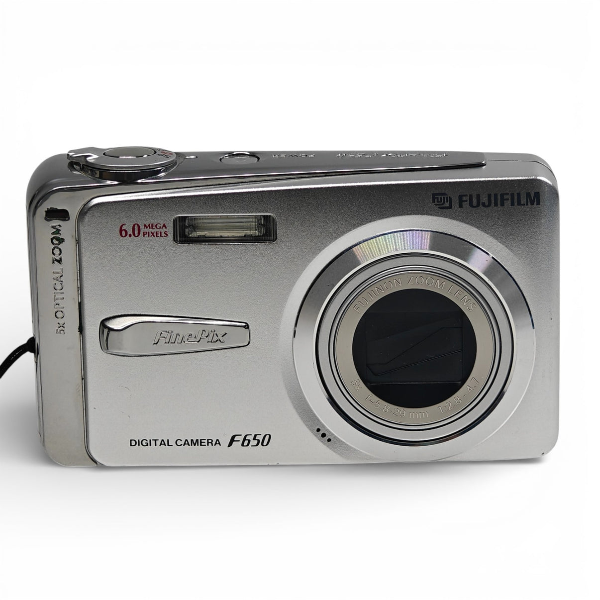Fujifilm FinePix F650 Digital Camera Silver 6.0MP 5x Zoom Y2K Digicam + Charger - Native Sole Cameras