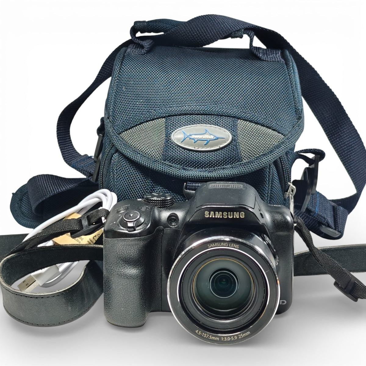 Samsung WB Series WB1100F 16.4MP Digital Bridge Camera (Black) 35x Zoom Bundle - Native Sole Cameras