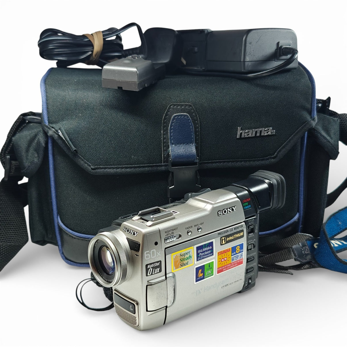 Sony Handycam DCR-TRV9E Camcorder MiniDV 60x Digital Zoom NightShot PAL + Extras - Native Sole Cameras