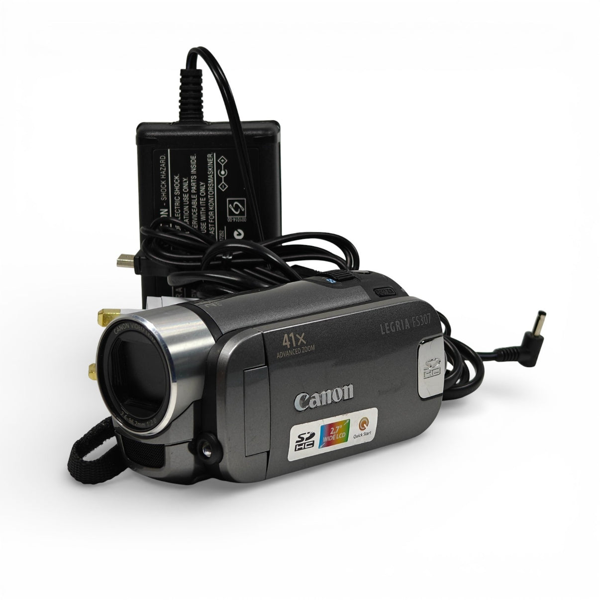 Canon Legria FS307 Camcorder 41x Zoom 2.7" LCD Digital Video Camera + Charger - Native Sole Cameras