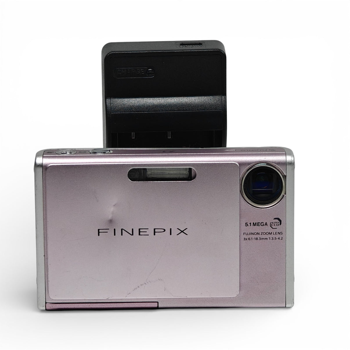 Fujifilm FinePix Z3 5.1MP Digital Camera Pink CCD Retro Digicam + Charger - Native Sole Cameras