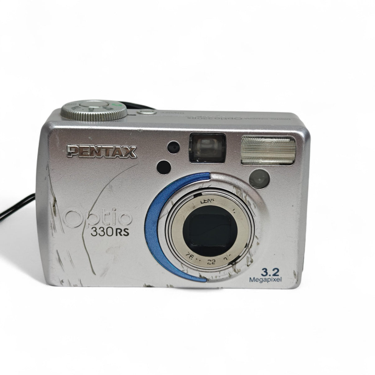 Pentax Optio 330 RS 3.2MP Digital Camera Silver 3x Zoom Retro Digicam - Native Sole Cameras