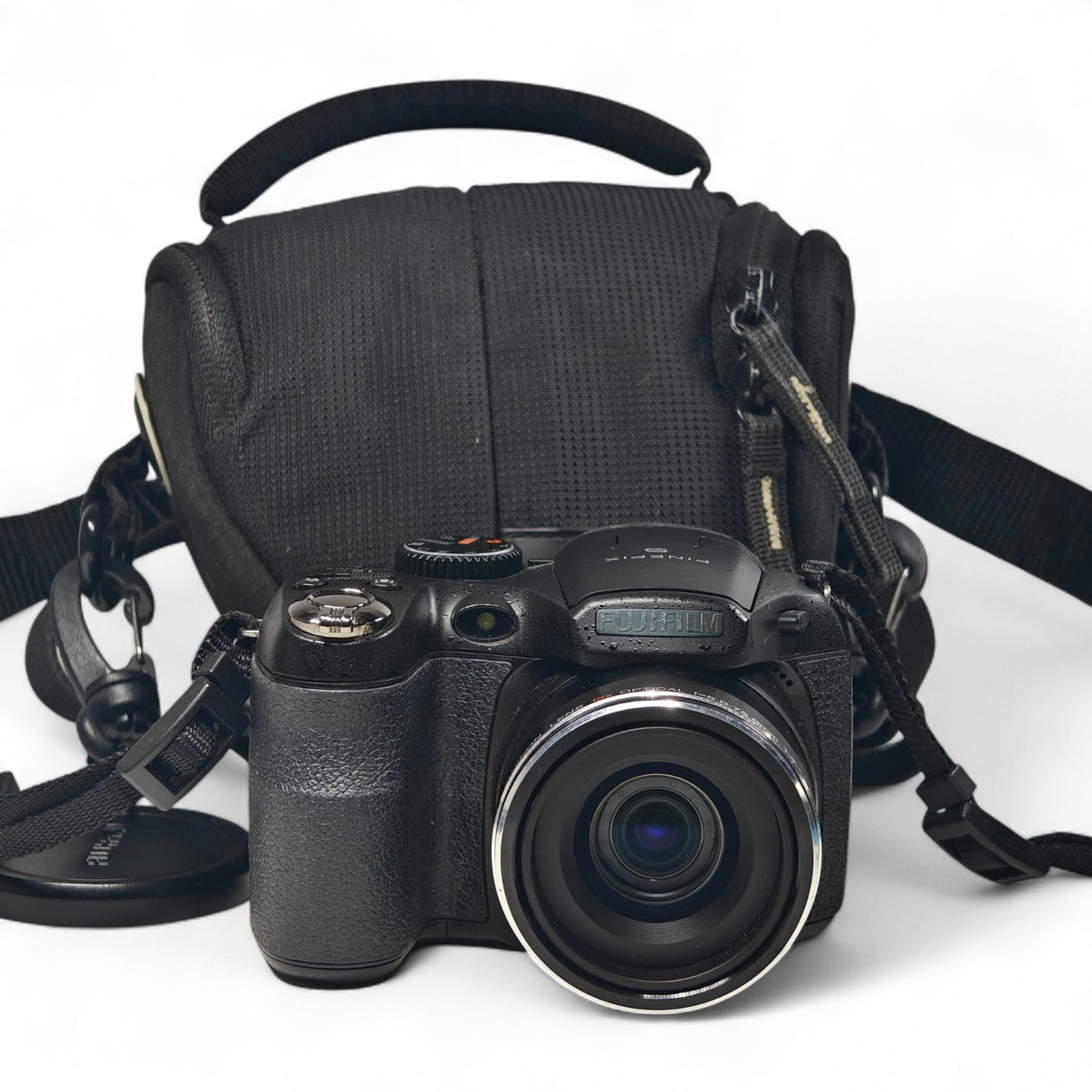 Fujifilm FinePix S1730 Digital Bridge Camera Black 12.2MP 15x Wide Zoom + Bag - Native Sole Cameras