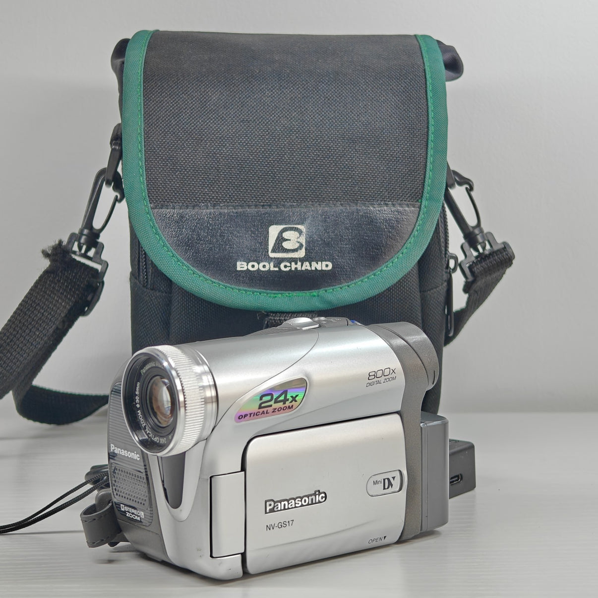 Panasonic NV-GS17 MiniDV Video Camera Silver 24x Zoom 2.5" LCD Retro + Charger - Native Sole Cameras