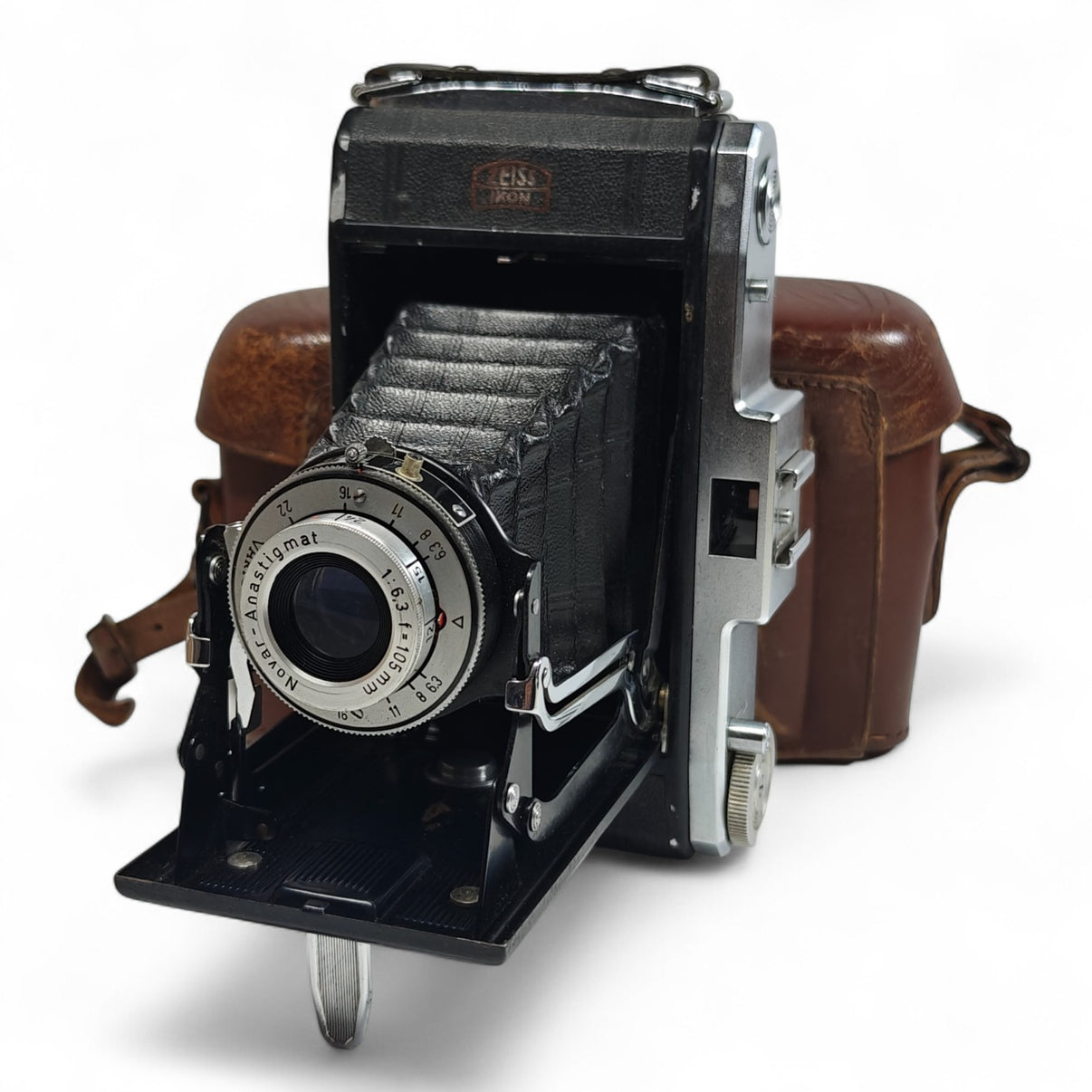 Zeiss Ikon Nettar 518/2 Folding Camera 120 Film f/6.3 Novar-Anastigmat 1950s - Native Sole Cameras