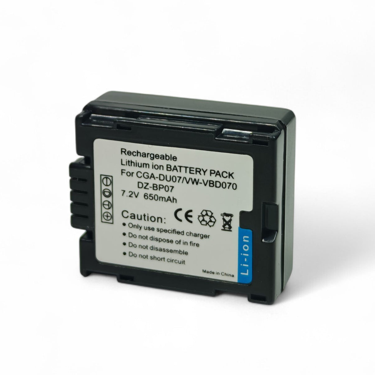 CGA-DU06 CGA DU07 VW-VBD070 Battery for Panasonic NV-GS10 GS17 GS21 GS22 GS25 - Native Sole Cameras