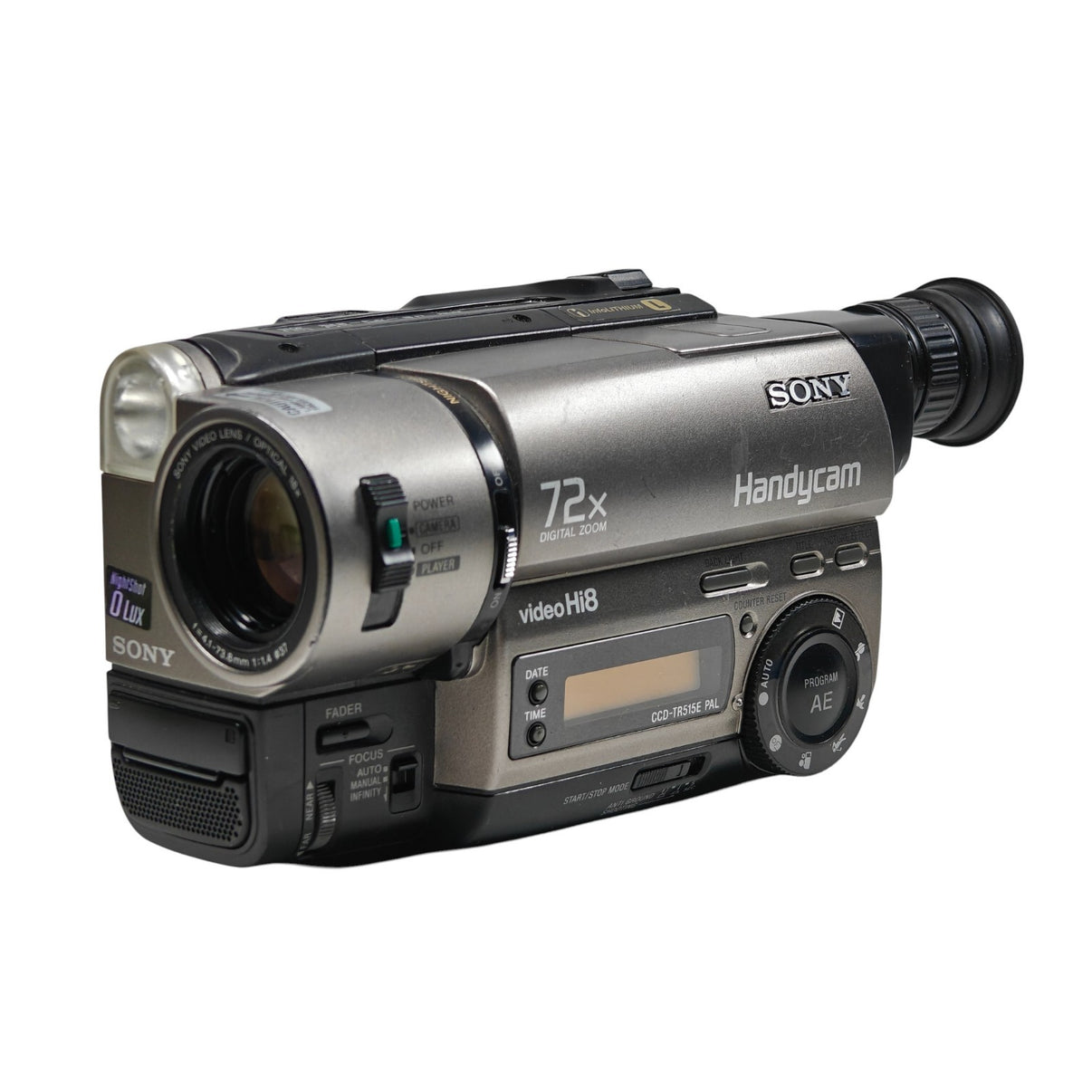 Sony Handycam CCD-TR515E Video Hi8 Camcorder 72x Zoom NightShot PAL + Charger - Native Sole Cameras