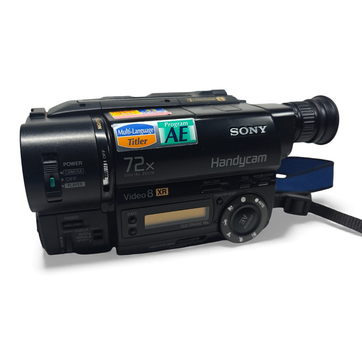 Sony Handycam CCD-TR425E Video8 XR Tape Camcorder NightShot Video Camera - Native Sole Cameras